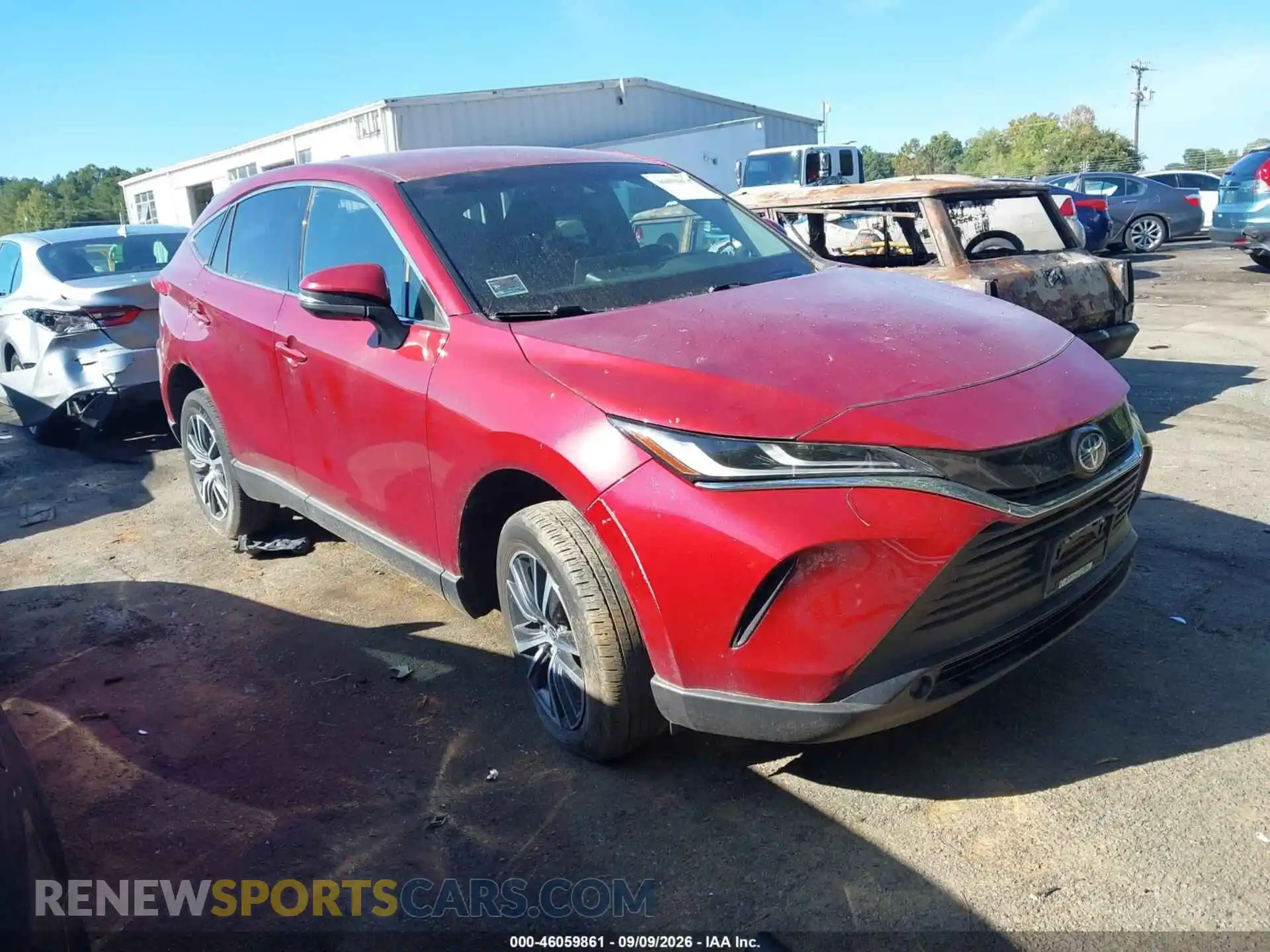 1 fotografías del automóvil dañado JTEAAAAH6PJ137391 TOYOTA VENZA 2023