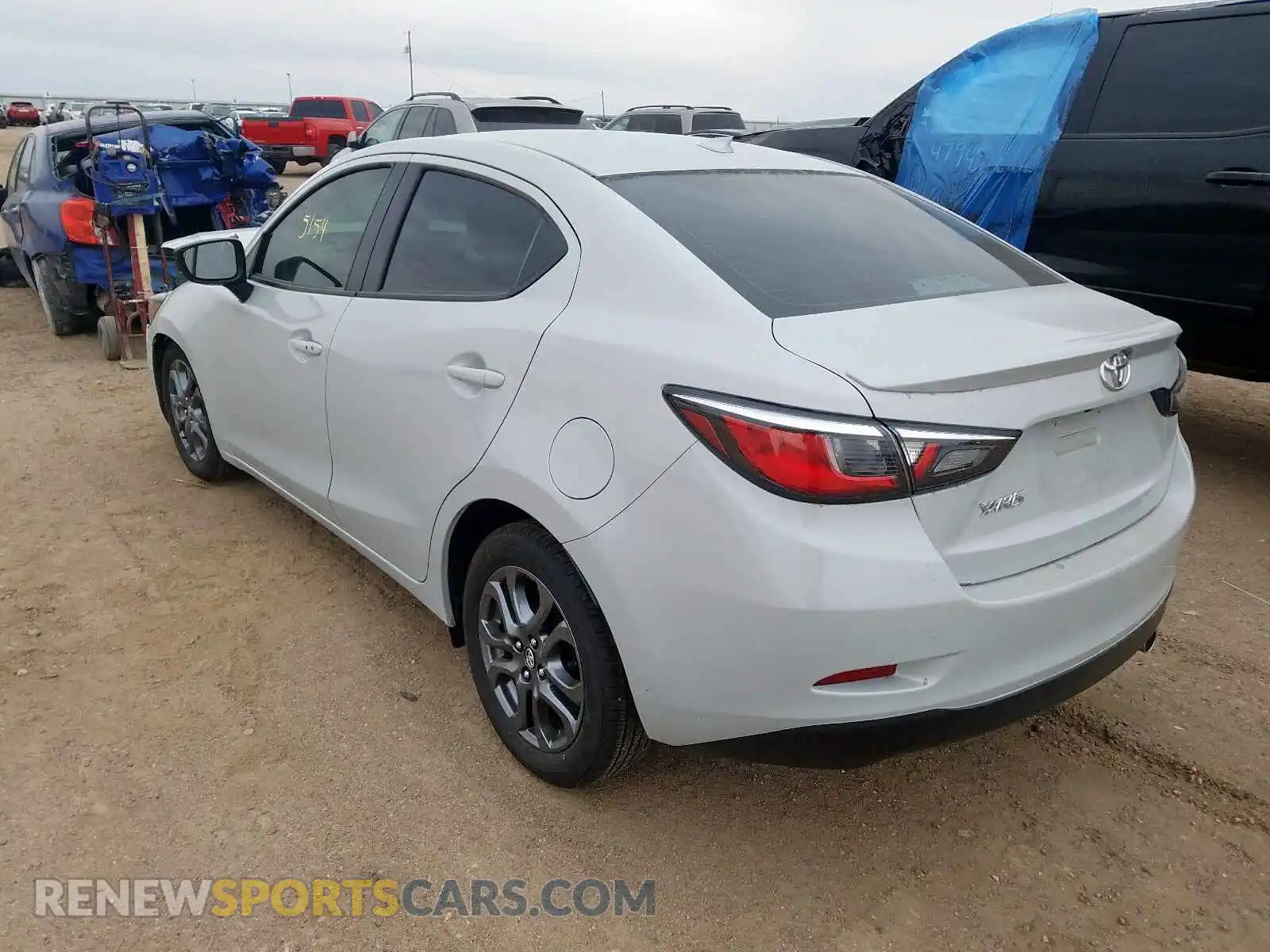 3 Photograph of a damaged car 3MYDLBYV4KY516652 TOYOTA YARIS 2019
