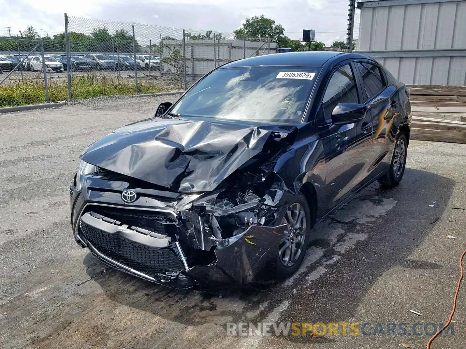 2 Photograph of a damaged car 3MYDLBYV6KY503451 TOYOTA YARIS 2019