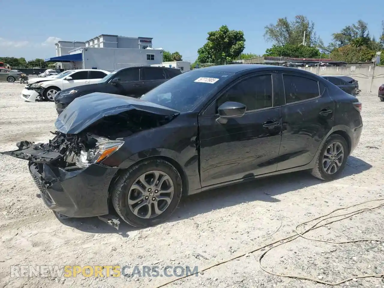 1 Photograph of a damaged car 3MYDLBYV8KY514239 TOYOTA YARIS 2019