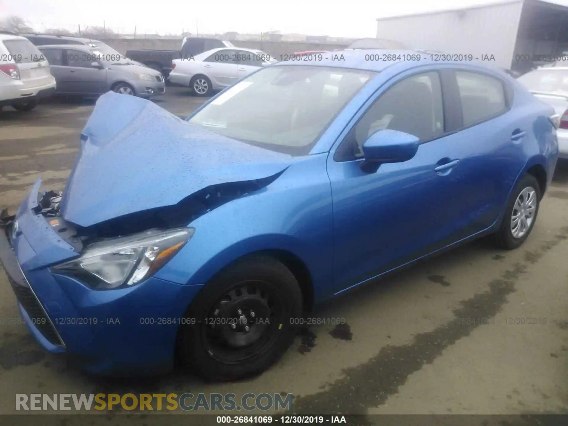 2 Photograph of a damaged car 3MYDLBYV8KY522177 TOYOTA YARIS 2019