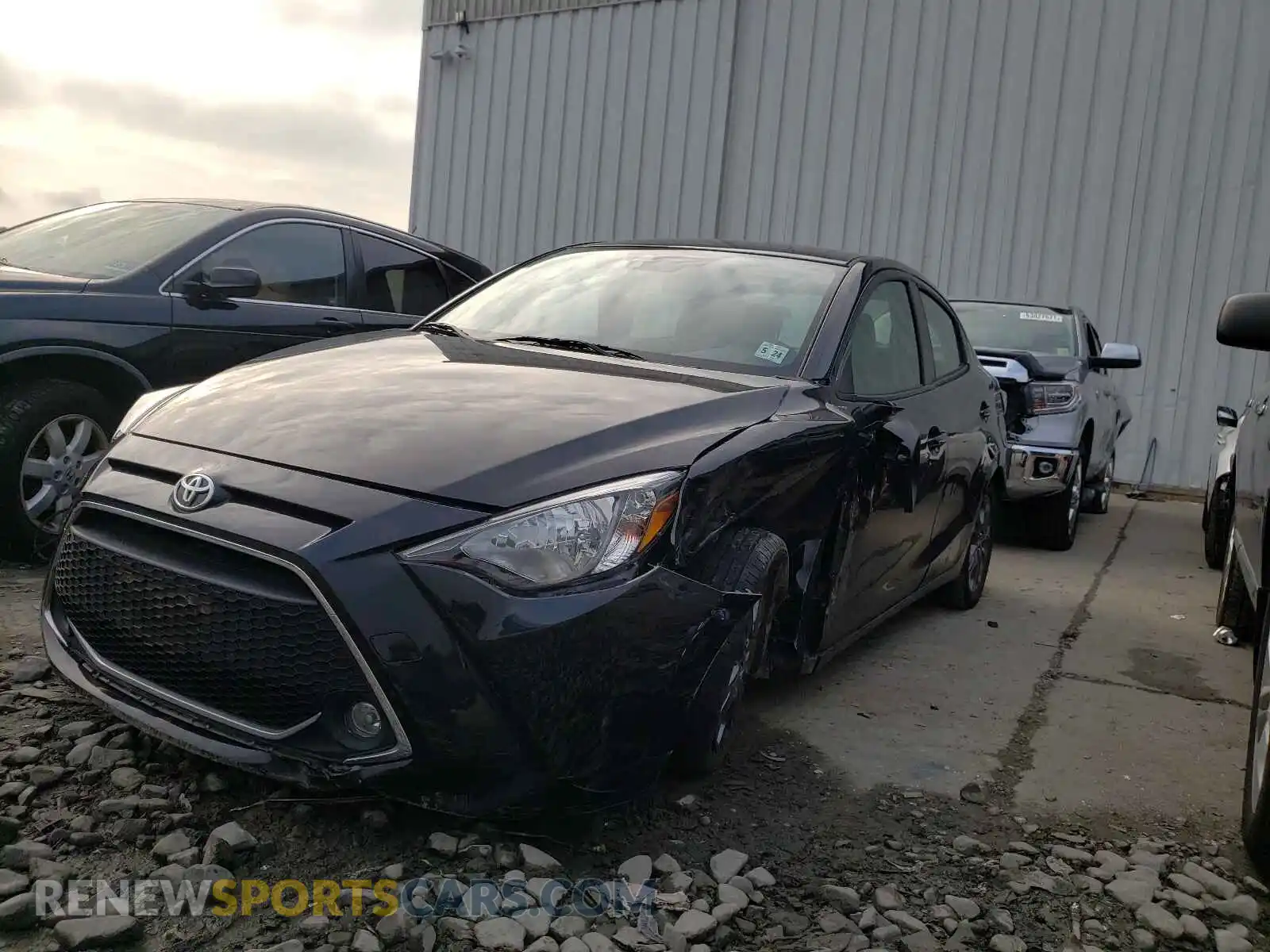 2 Photograph of a damaged car 3MYDLBYVXKY511679 TOYOTA YARIS 2019