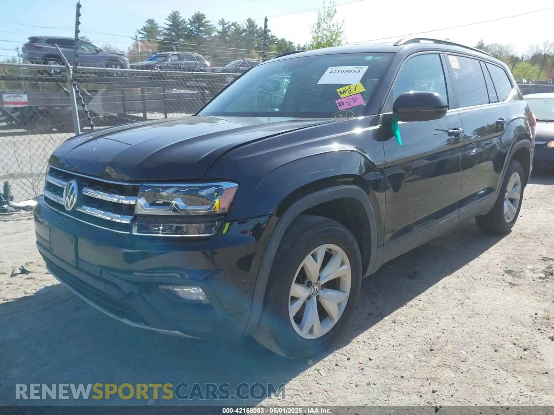 2 Photograph of a damaged car 1V2DP2CAXLC500309 VOLKSWAGEN ATLAS 2020