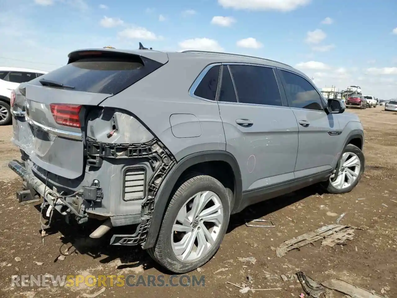 3 fotografías del automóvil dañado 1V2EE2CA9LC232136 VOLKSWAGEN ATLAS 2020