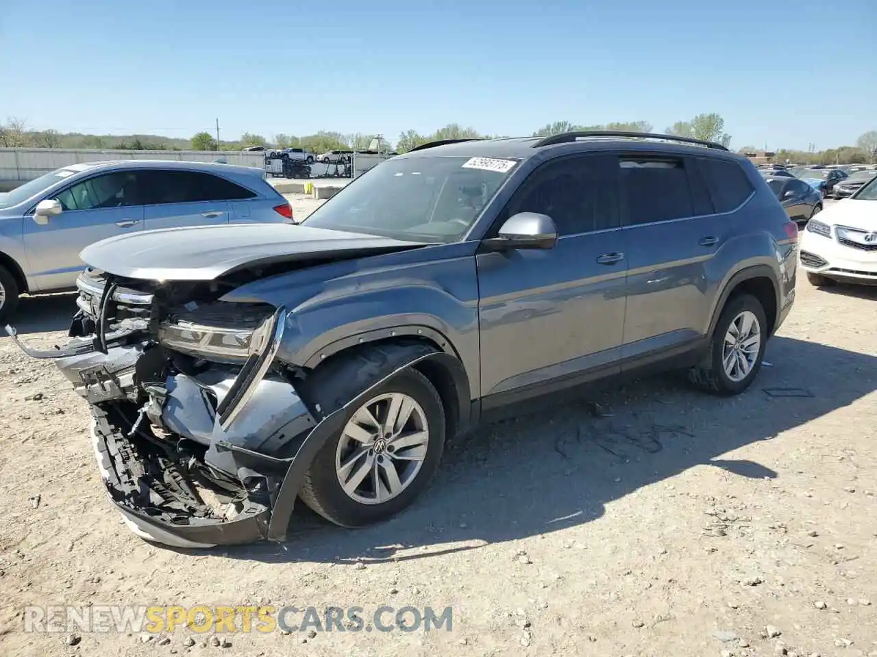 1 Photograph of a damaged car 1V2AP2CA4MC501931 VOLKSWAGEN ATLAS 2021