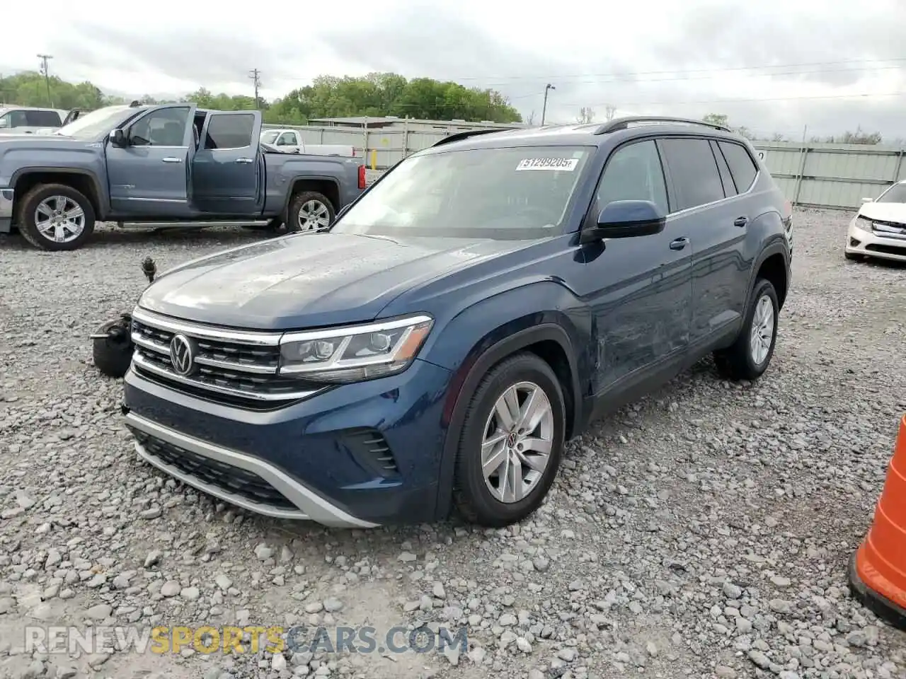 1 Photograph of a damaged car 1V2AP2CA7MC530601 VOLKSWAGEN ATLAS 2021
