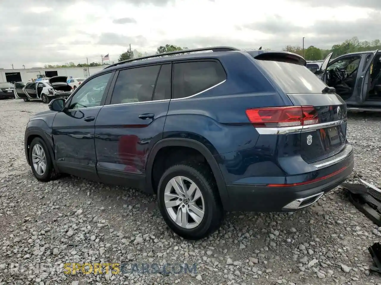 2 Photograph of a damaged car 1V2AP2CA7MC530601 VOLKSWAGEN ATLAS 2021