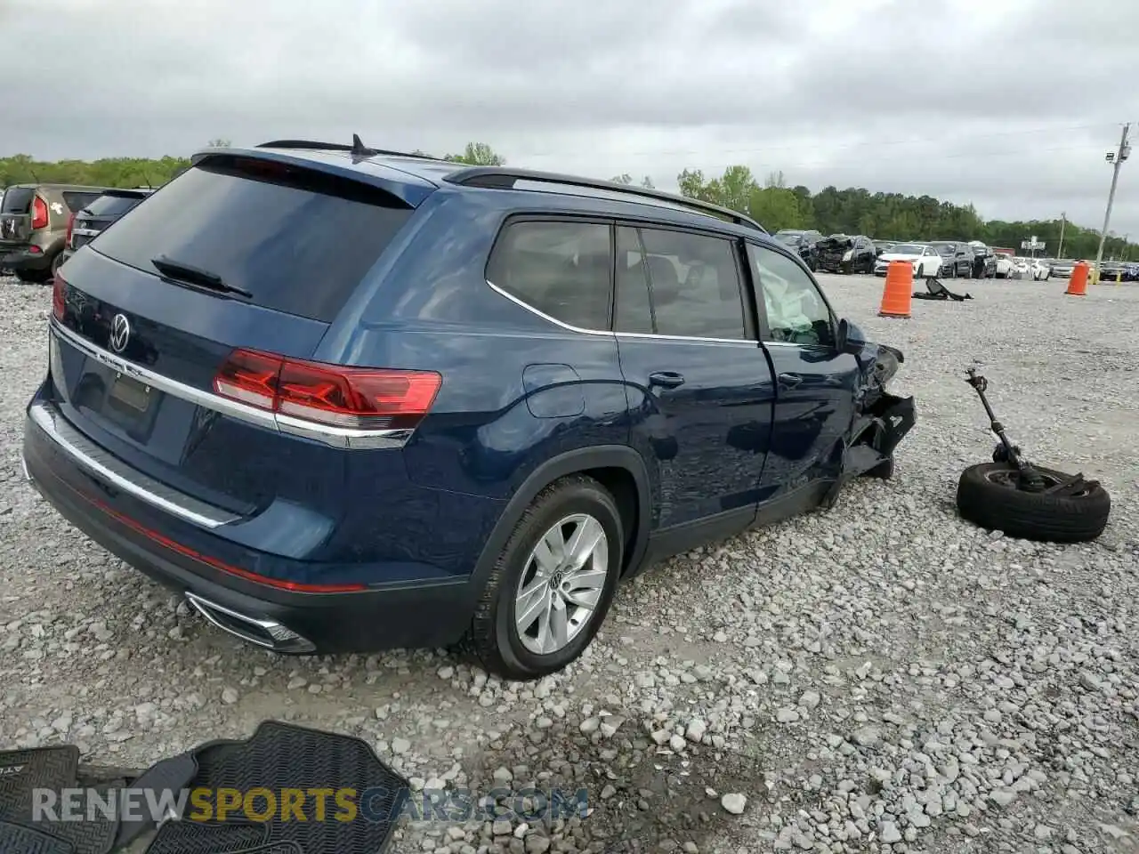 3 Photograph of a damaged car 1V2AP2CA7MC530601 VOLKSWAGEN ATLAS 2021