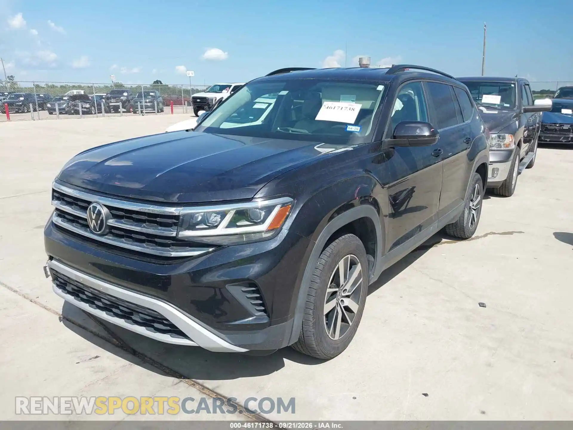 2 Photograph of a damaged car 1V2DP2CA3MC554925 VOLKSWAGEN ATLAS 2021