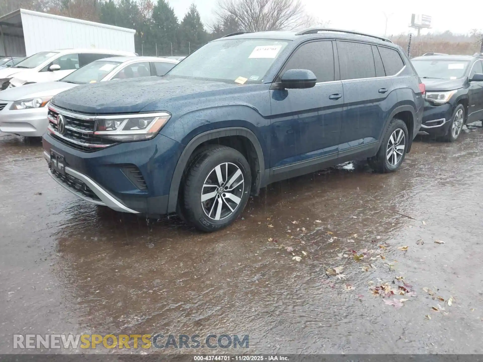 2 fotografías del automóvil dañado 1V2DP2CAXMC584147 VOLKSWAGEN ATLAS 2021