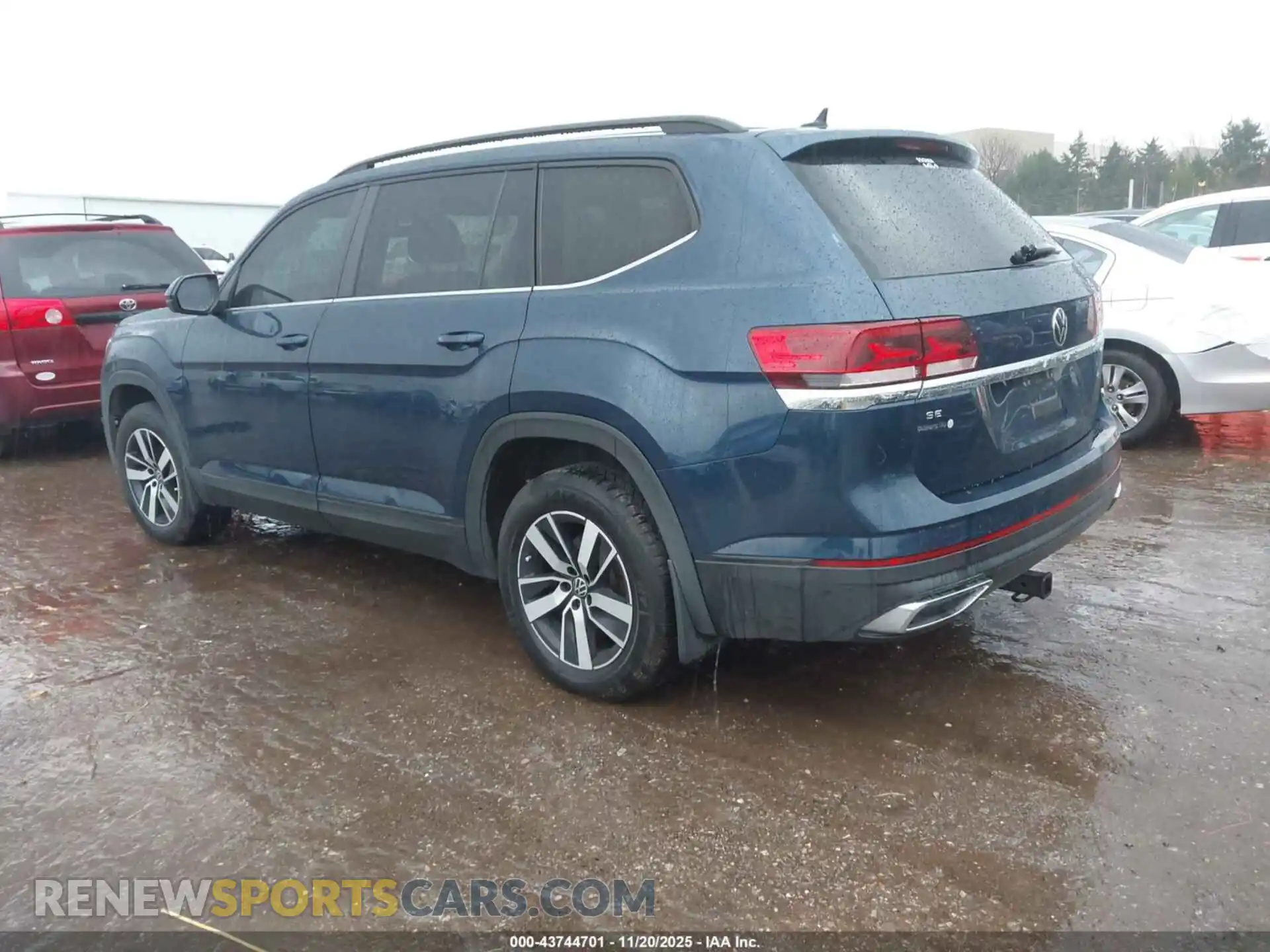 3 fotografías del automóvil dañado 1V2DP2CAXMC584147 VOLKSWAGEN ATLAS 2021