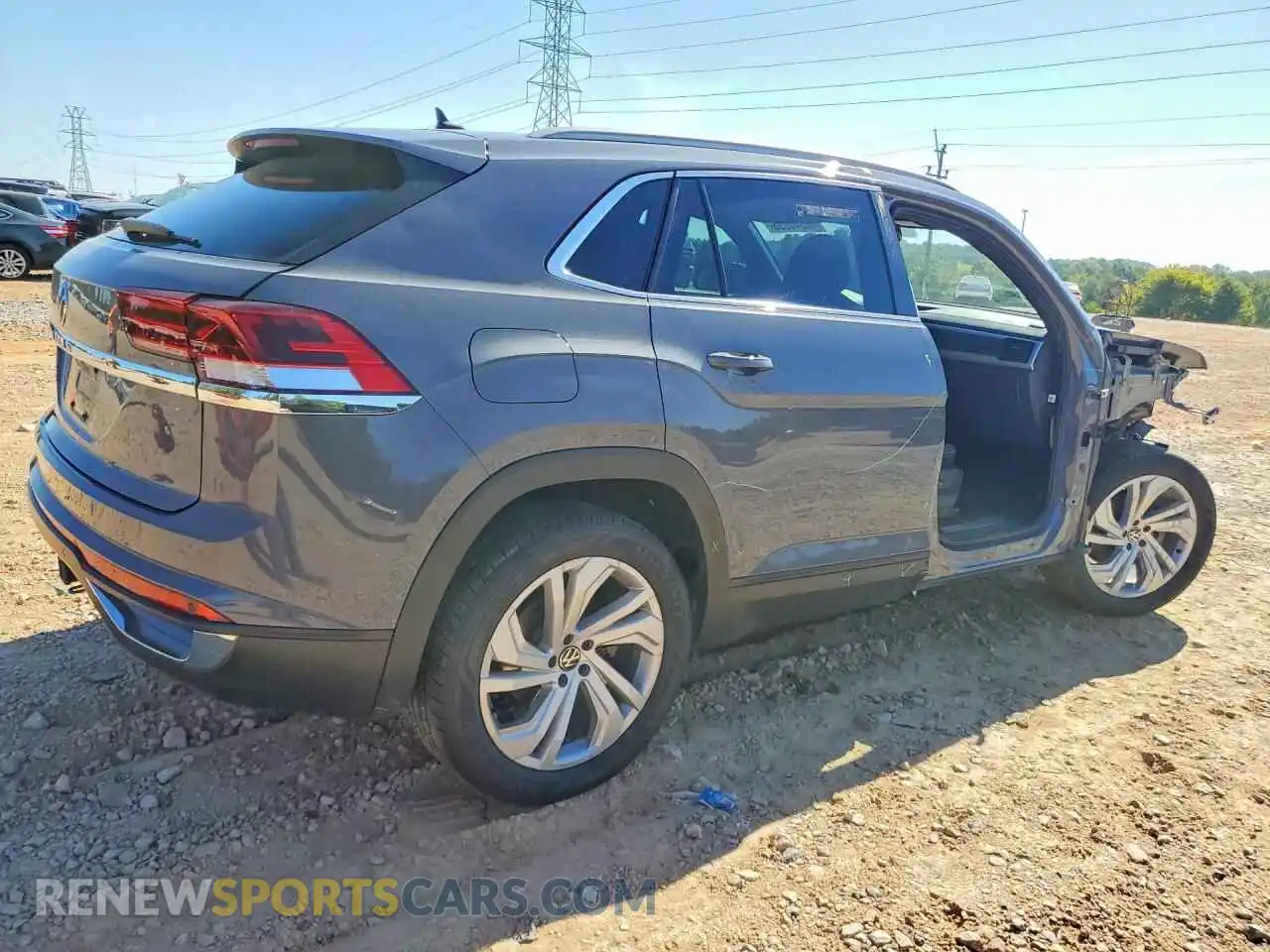 3 Фотография поврежденного автомобиля 1V2EE2CA9MC215399 VOLKSWAGEN ATLAS 2021