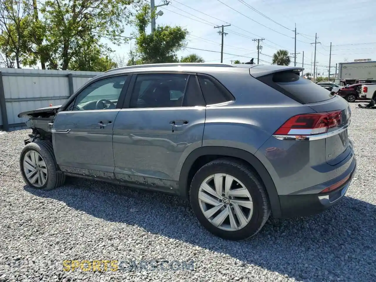 2 Photograph of a damaged car 1V2JC2CA2MC230959 VOLKSWAGEN ATLAS 2021