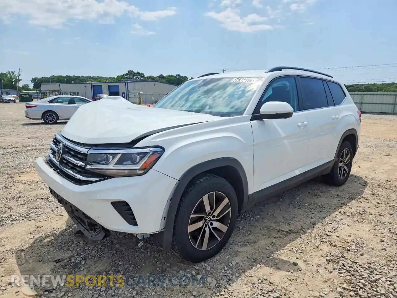 1 Photograph of a damaged car 1V2LP2CA1MC512233 VOLKSWAGEN ATLAS 2021