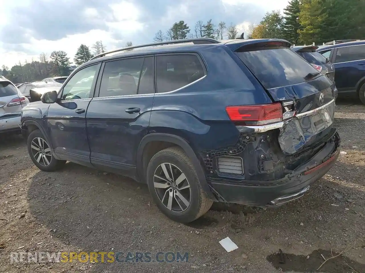 2 Photograph of a damaged car 1V2LP2CA1MC545569 VOLKSWAGEN ATLAS 2021