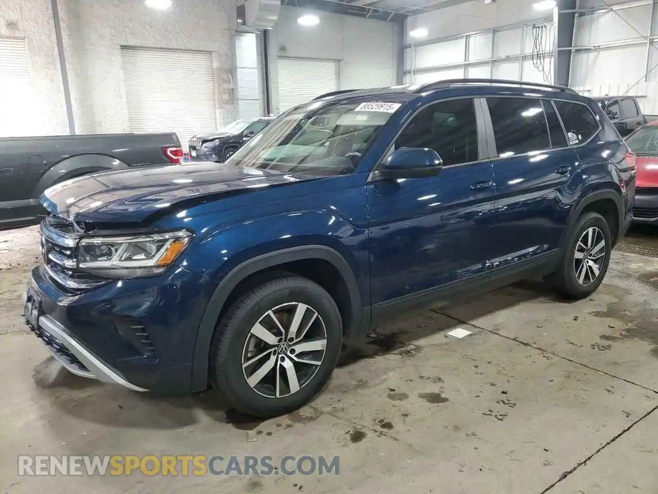 1 Photograph of a damaged car 1V2LP2CA2MC506375 VOLKSWAGEN ATLAS 2021