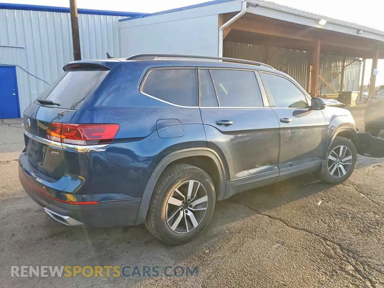 3 fotografías del automóvil dañado 1V2LP2CA7MC554633 VOLKSWAGEN ATLAS 2021