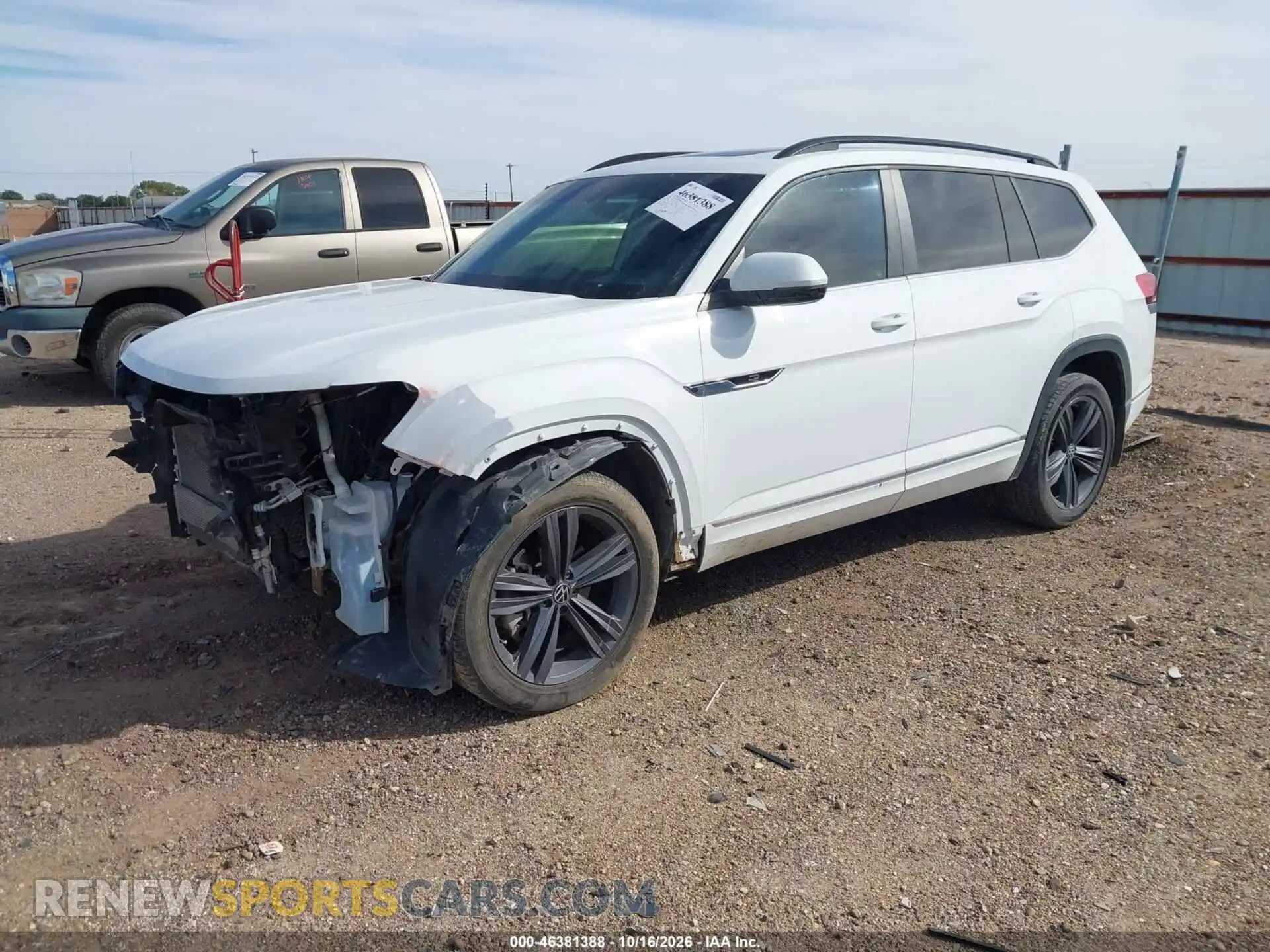 2 Photograph of a damaged car 1V2PR2CA4MC592977 VOLKSWAGEN ATLAS 2021