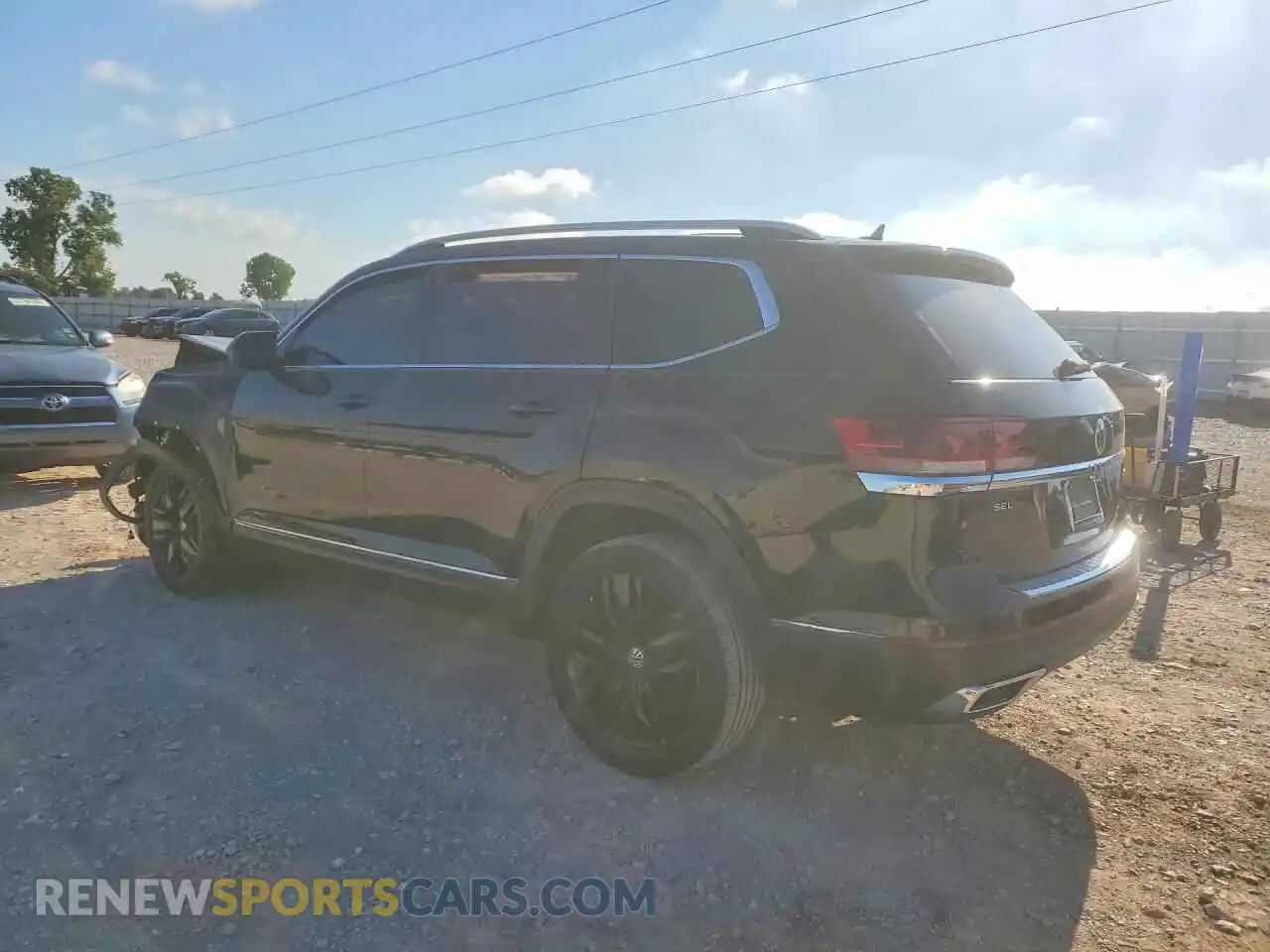 2 Photograph of a damaged car 1V2TP2CA3MC599164 VOLKSWAGEN ATLAS 2021
