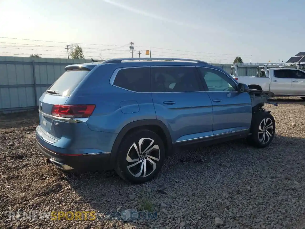 3 Photograph of a damaged car 1V2TP2CA7MC520045 VOLKSWAGEN ATLAS 2021