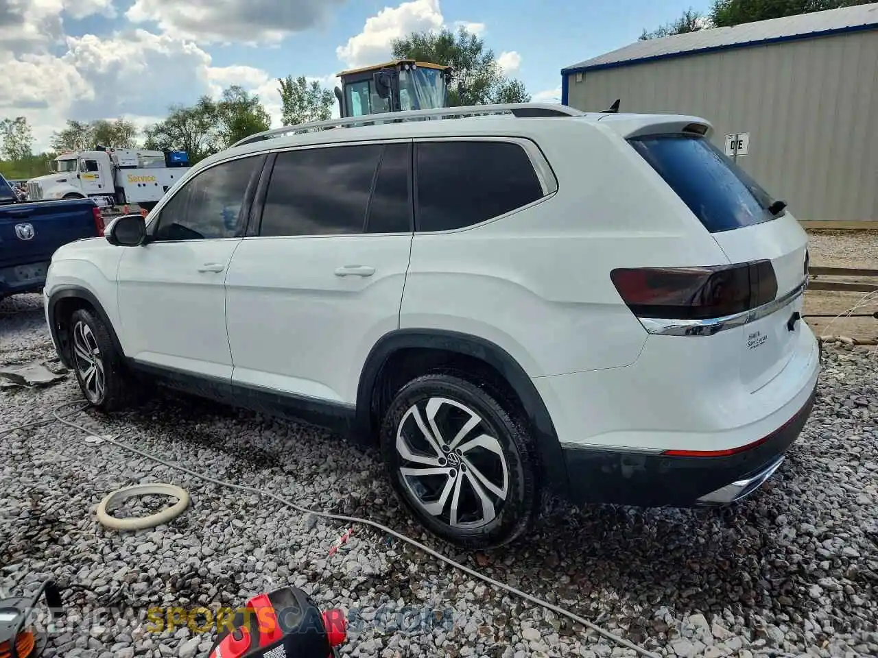 2 Photograph of a damaged car 1V2TP2CA9MC580893 VOLKSWAGEN ATLAS 2021
