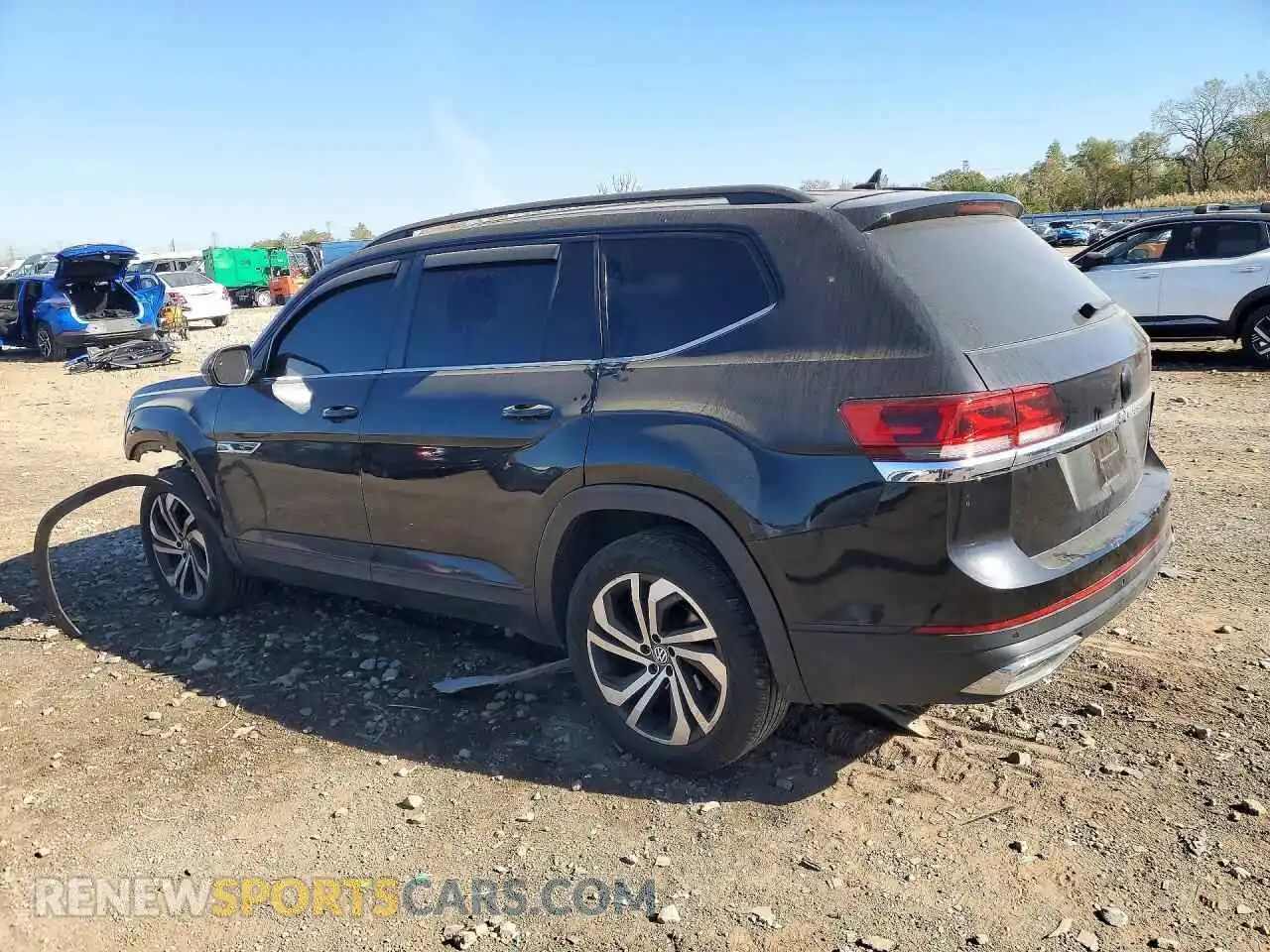 2 Photograph of a damaged car 1V2WR2CA5MC538860 VOLKSWAGEN ATLAS 2021