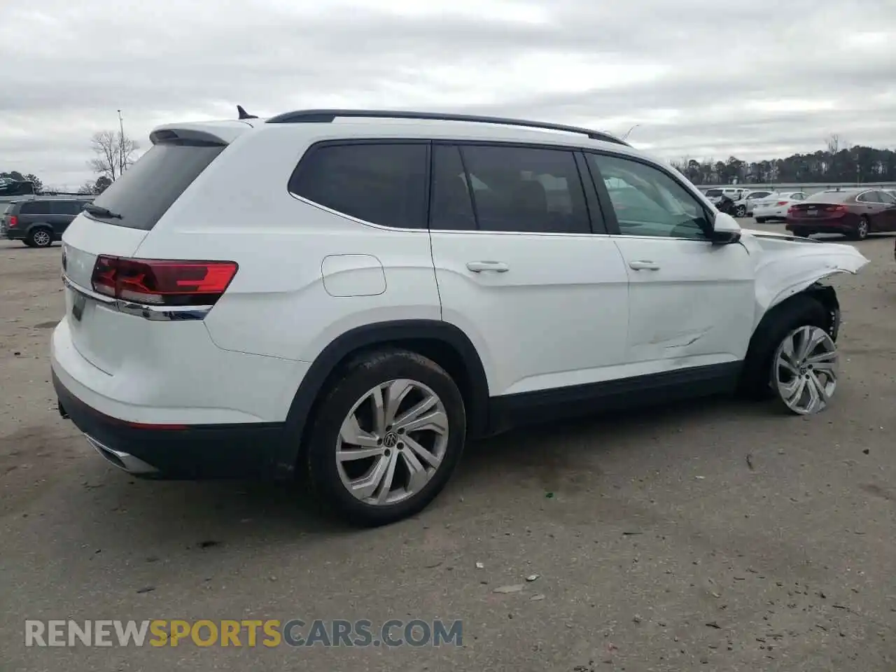 3 Photograph of a damaged car 1V2WR2CAXMC567030 VOLKSWAGEN ATLAS 2021