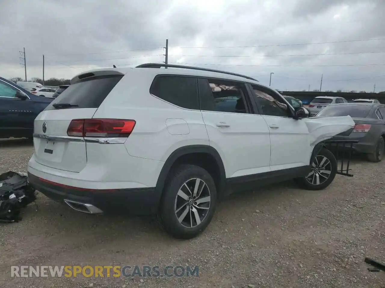 3 Photograph of a damaged car 1V2DP2CA3PC502005 VOLKSWAGEN ATLAS 2023