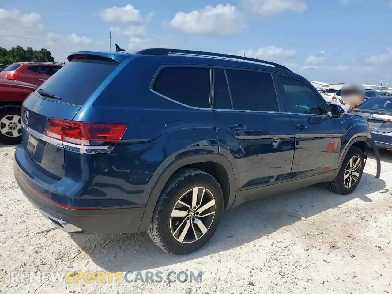 3 Фотография поврежденного автомобиля 1V2DP2CA7PC543298 VOLKSWAGEN ATLAS 2023
