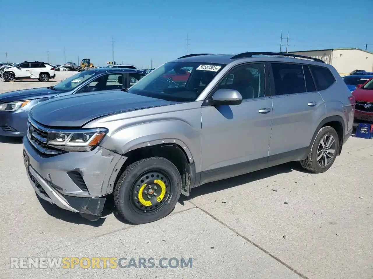 1 Photograph of a damaged car 1V2DP2CA9PC505409 VOLKSWAGEN ATLAS 2023