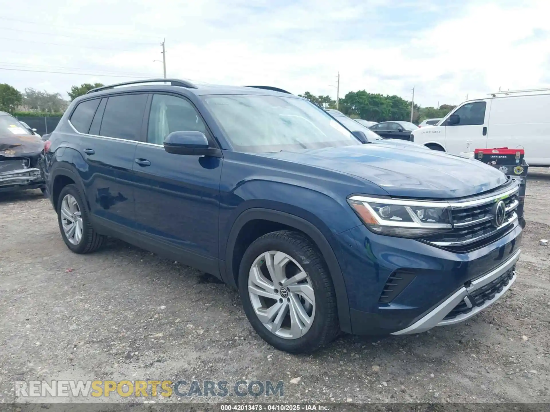 1 Photograph of a damaged car 1V2JR2CA0PC506705 VOLKSWAGEN ATLAS 2023
