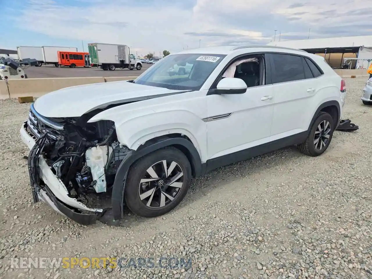 1 Photograph of a damaged car 1V2LC2CA6PC226152 VOLKSWAGEN ATLAS 2023
