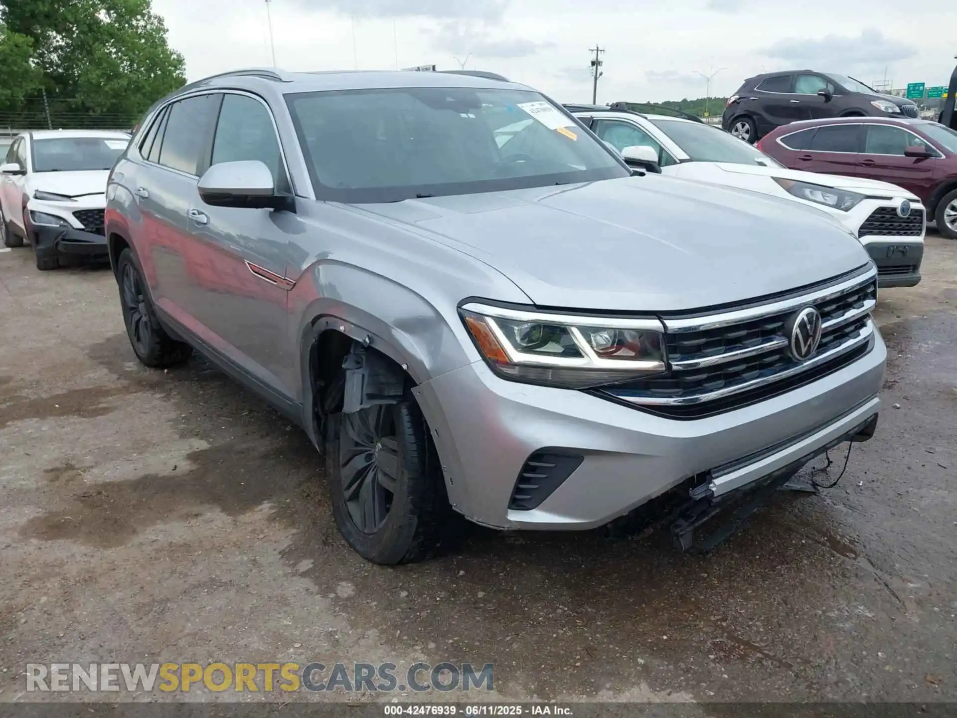 1 fotografías del automóvil dañado 1V2MC2CA6LC205395 VOLKSWAGEN ATLAS CROSS SPORT 2020