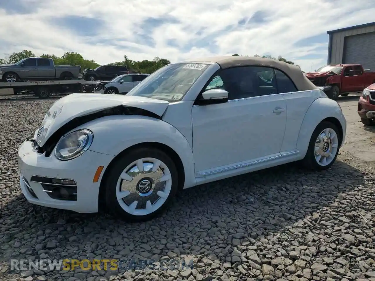 1 Photograph of a damaged car 3VW5DAAT6KM501562 VOLKSWAGEN BEETLE 2019