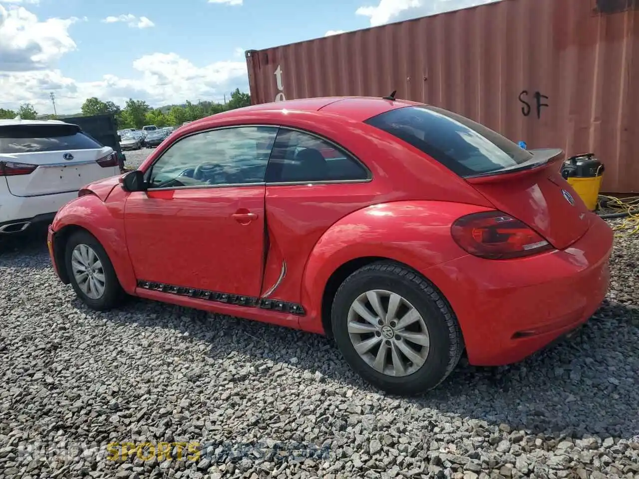 2 Photograph of a damaged car 3VWFD7AT5KM710895 VOLKSWAGEN BEETLE 2019