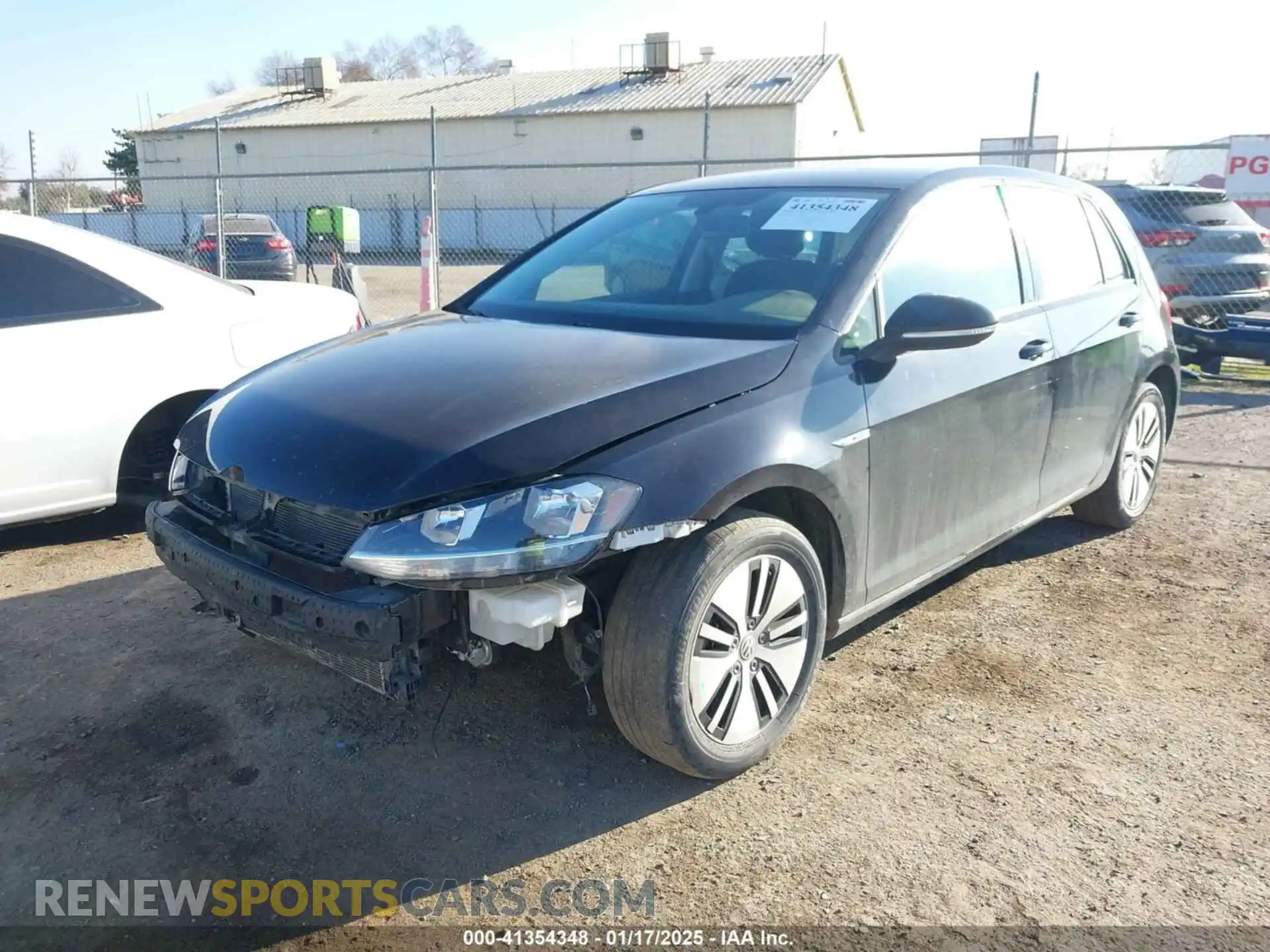2 fotografías del automóvil dañado WVWKR7AU2KW903131 VOLKSWAGEN E-GOLF 2019