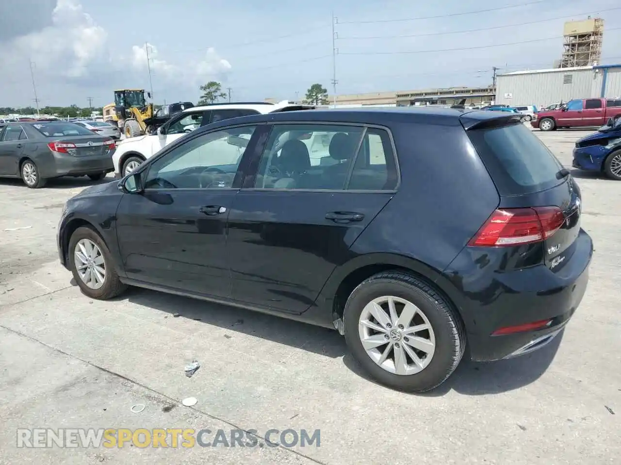 2 fotografías del automóvil dañado 3VWG57AU7KM013240 VOLKSWAGEN GOLF 2019