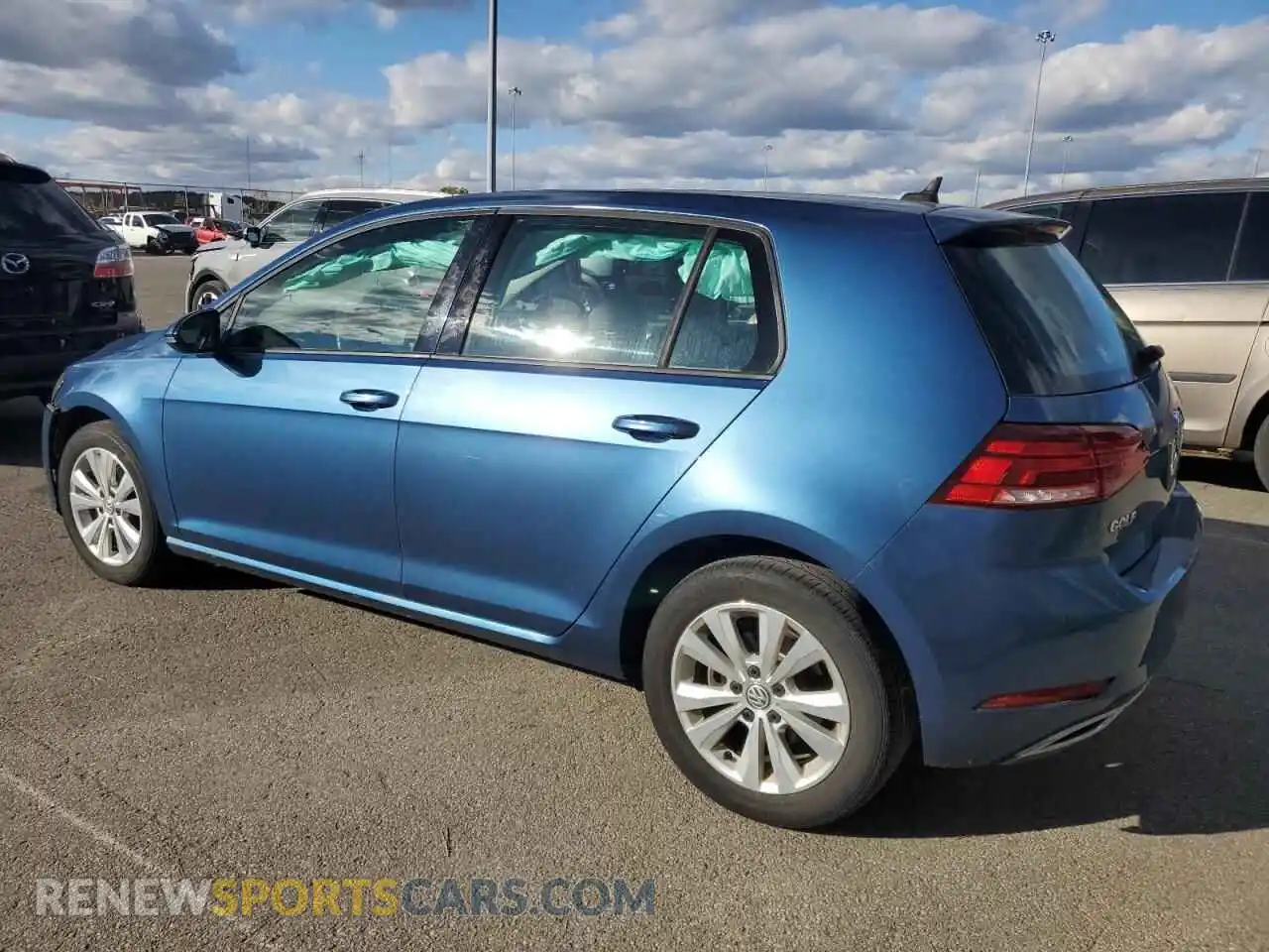 2 Photograph of a damaged car 3VWG57AU5MM007357 VOLKSWAGEN GOLF 2021