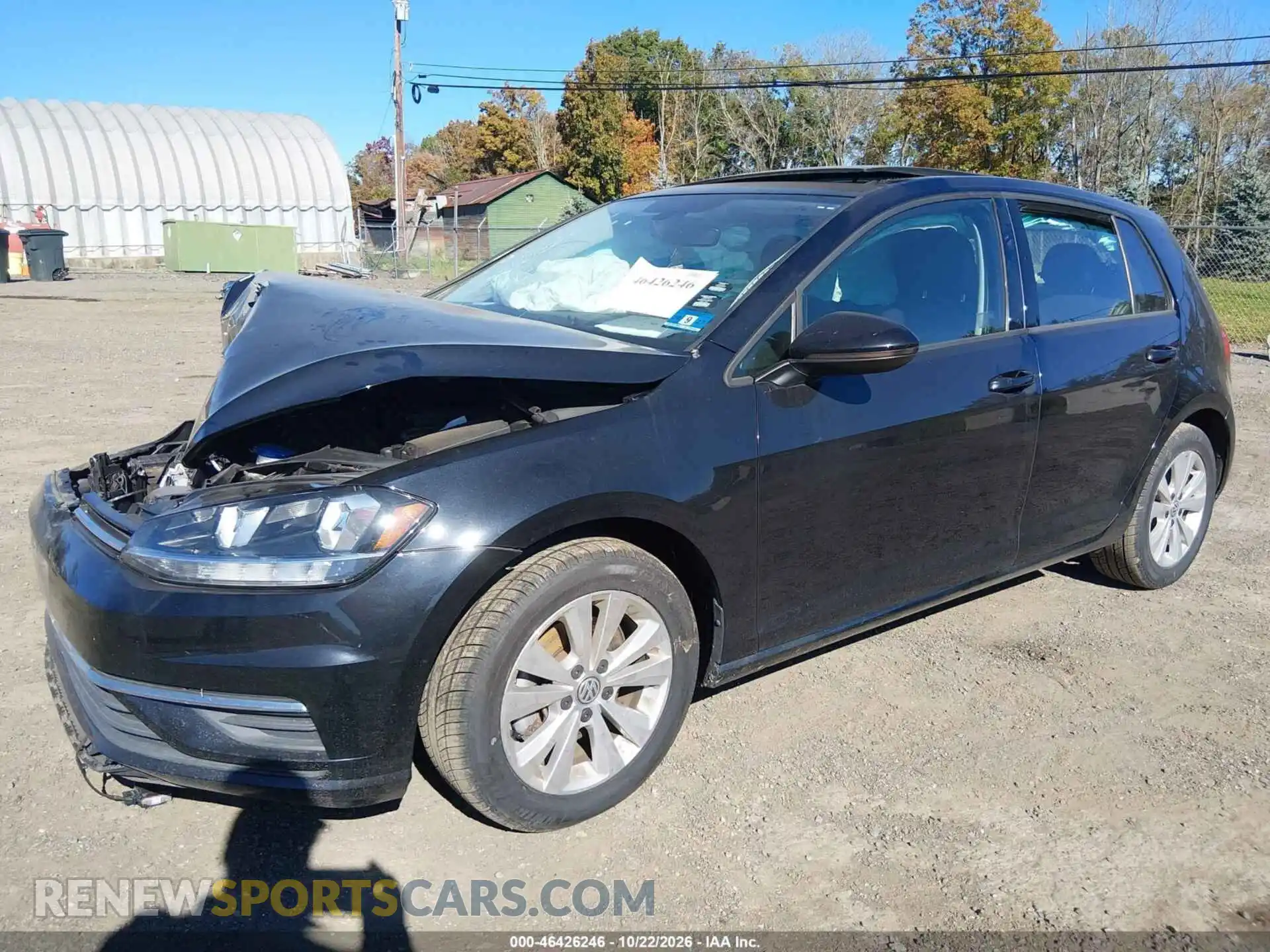 2 Photograph of a damaged car 3VWW57AU6MM007816 VOLKSWAGEN GOLF 2021