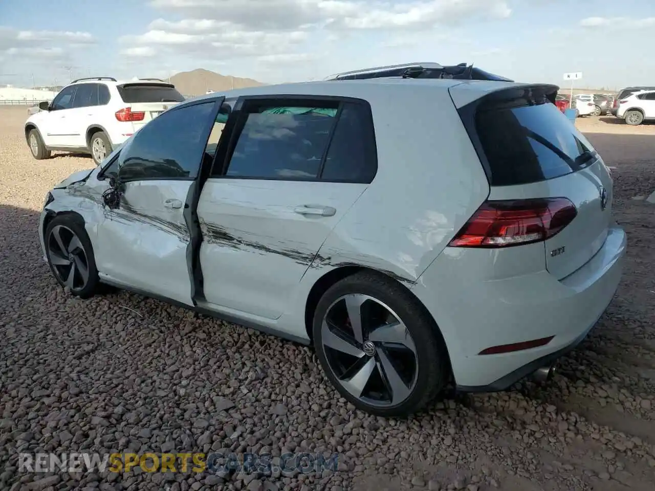 2 Photograph of a damaged car 3VW6T7AU0LM005855 VOLKSWAGEN GTI 2020