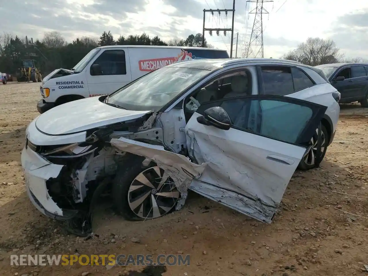 1 Photograph of a damaged car WVGDMPE22MP019506 VOLKSWAGEN ID.4 FIRST 2021