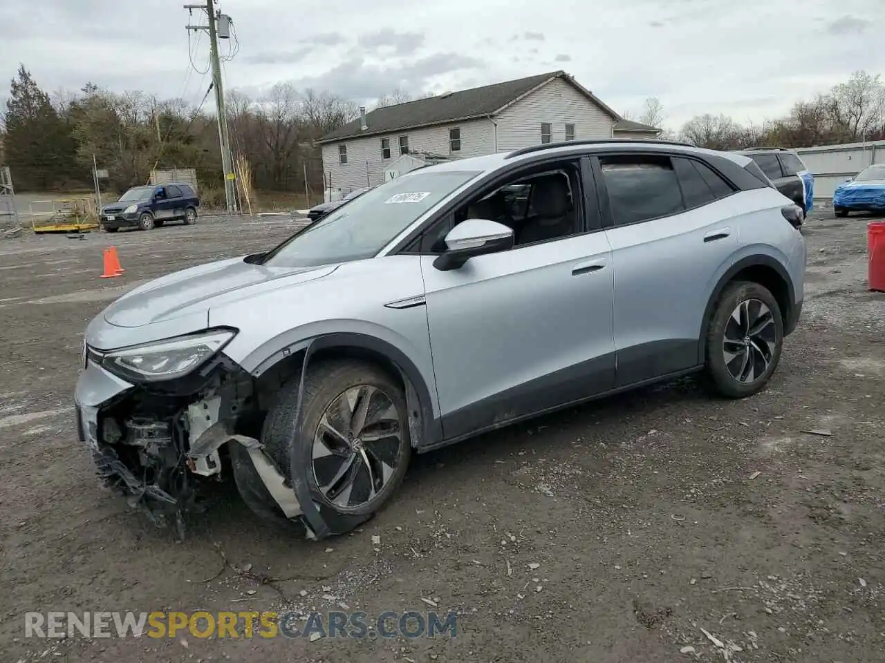 1 Photograph of a damaged car WVGRMPE28MP031035 VOLKSWAGEN ID.4 PRO 2021