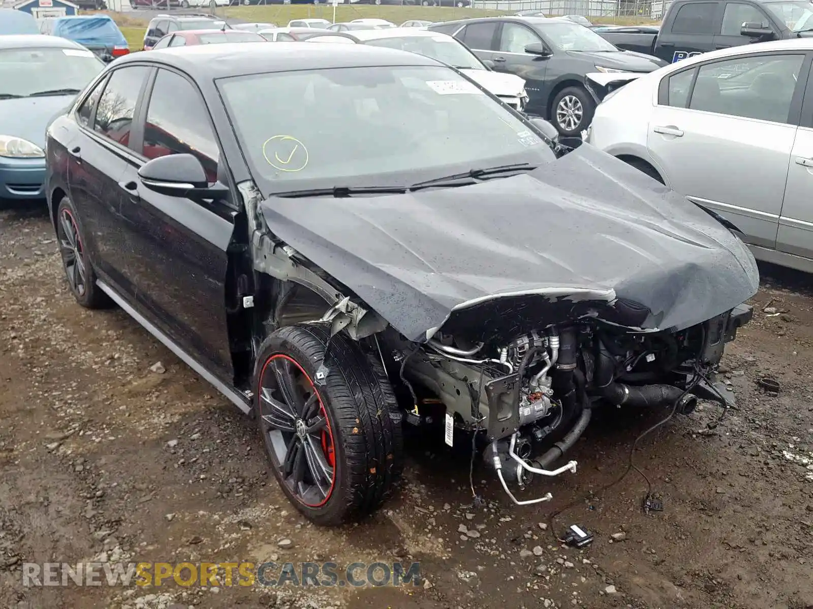 1 fotografías del automóvil dañado 3VW5T7BU0KM182480 VOLKSWAGEN JETTA 2019