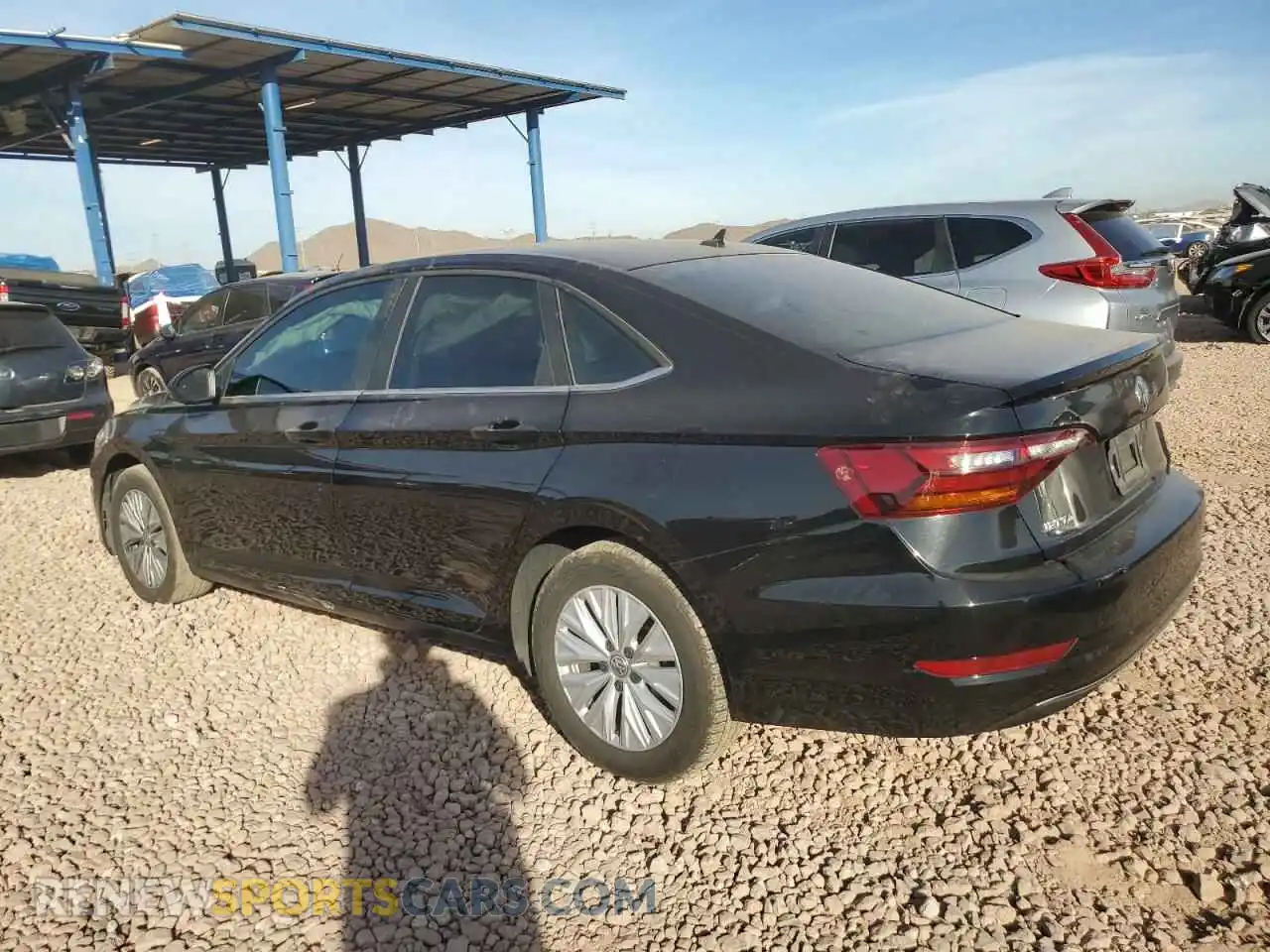 2 Photograph of a damaged car 3VWC57BU3KM247663 VOLKSWAGEN JETTA 2019