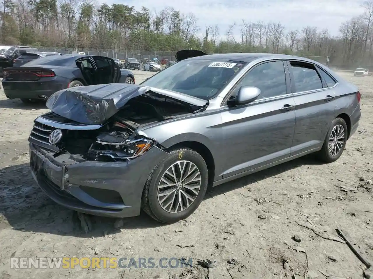 1 Photograph of a damaged car 3VWC57BU8KM124795 VOLKSWAGEN JETTA 2019
