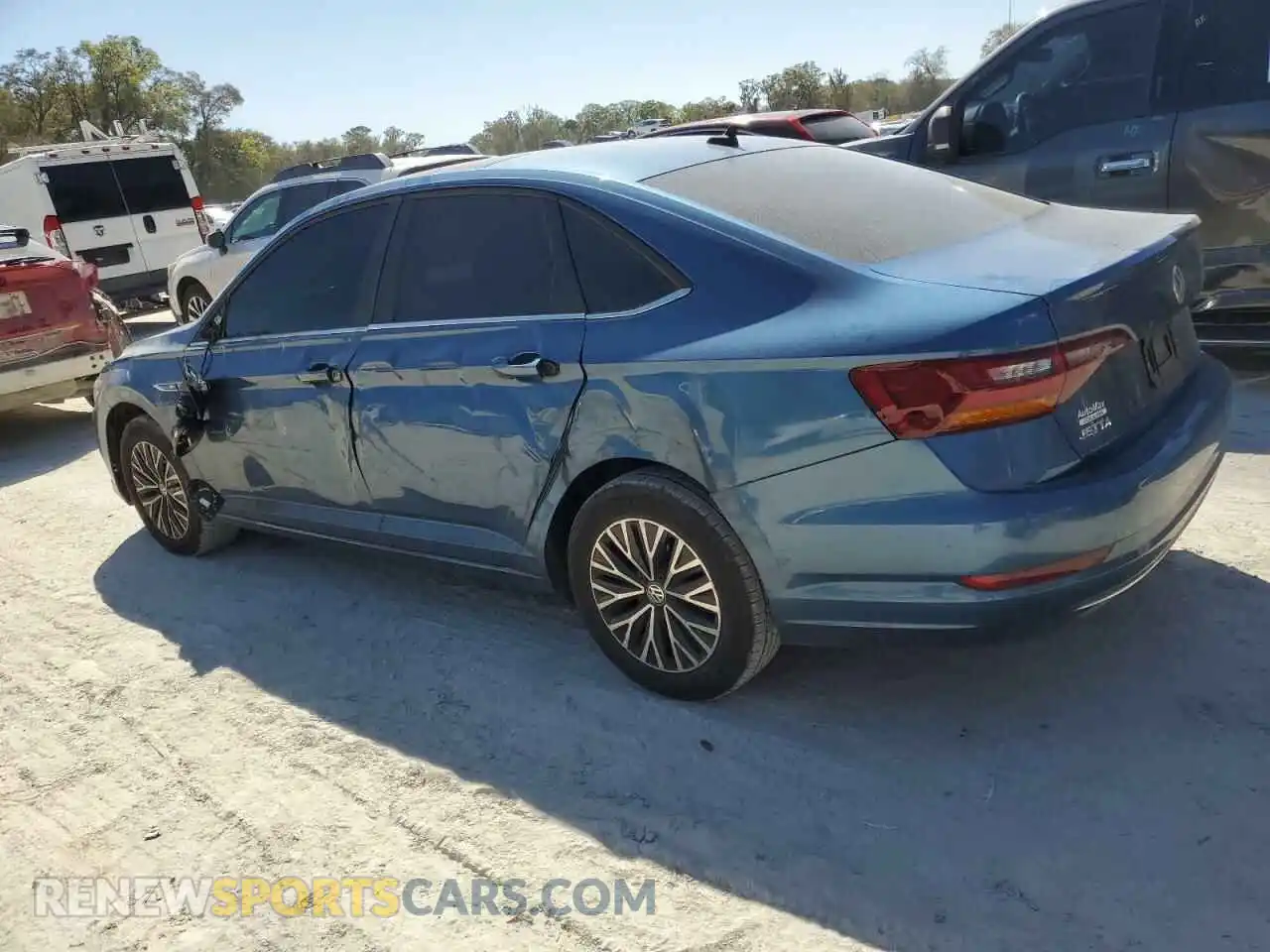 2 Photograph of a damaged car 3VWE57BU3KM059119 VOLKSWAGEN JETTA 2019