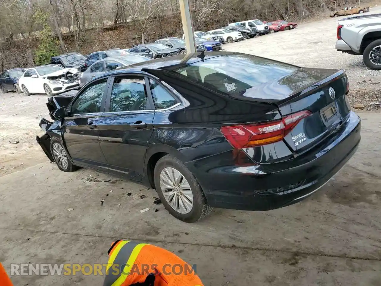 2 Photograph of a damaged car 3VWN57BU2KM071326 VOLKSWAGEN JETTA 2019