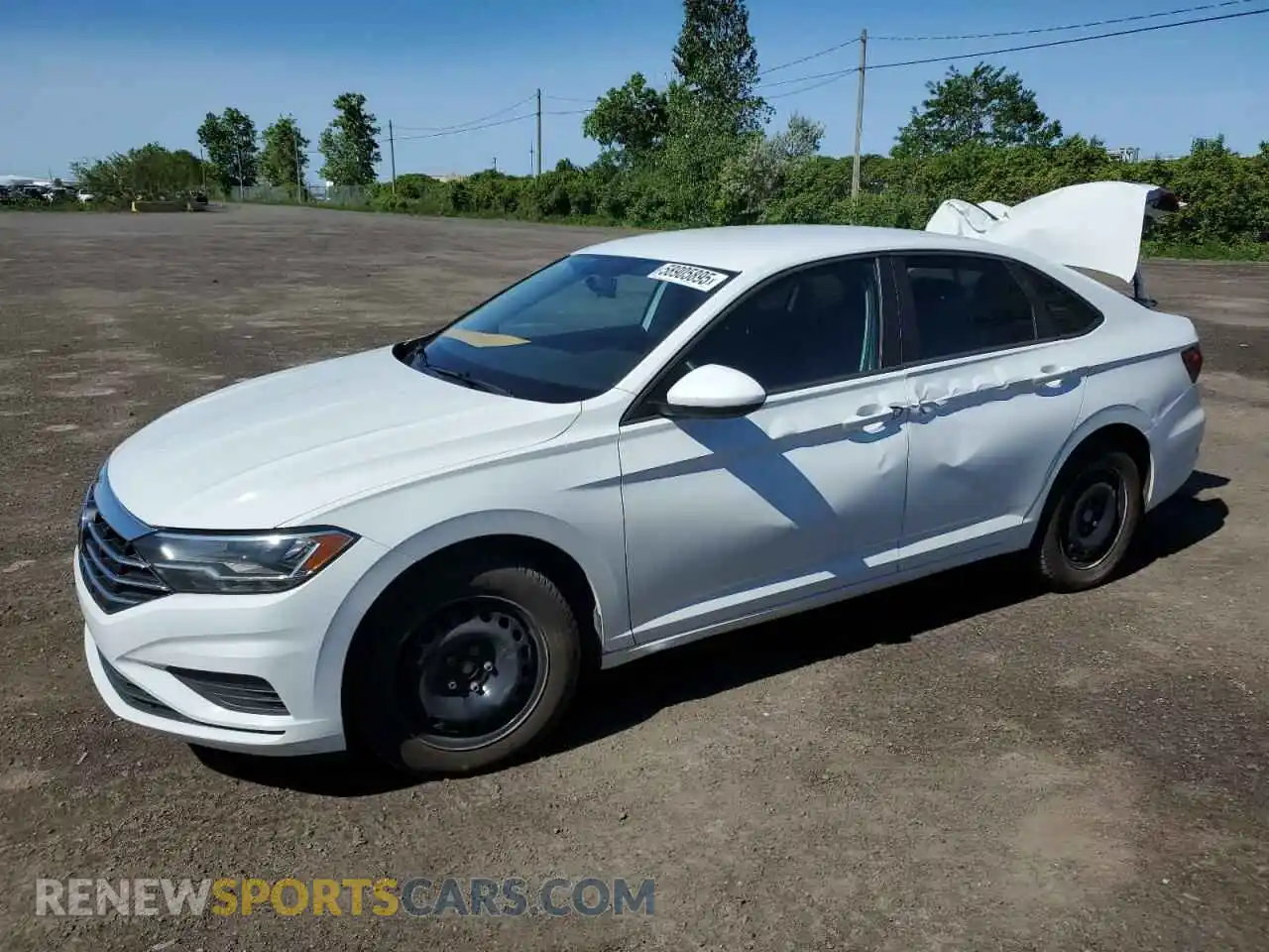 1 Photograph of a damaged car 3VWN57BU5KM073412 VOLKSWAGEN JETTA 2019
