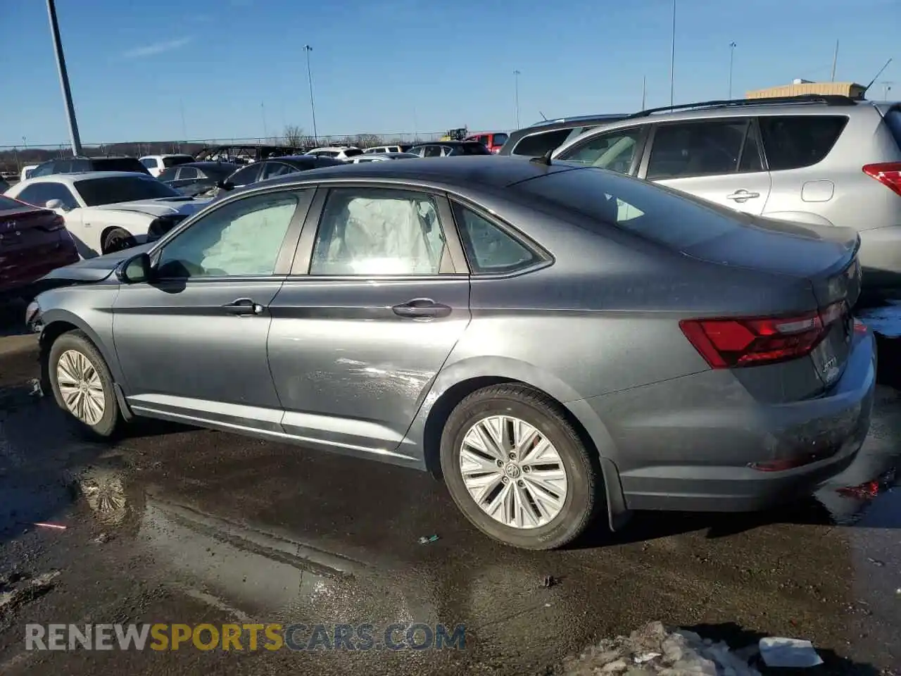 2 Photograph of a damaged car 3VWCB7BU3LM033587 VOLKSWAGEN JETTA 2020