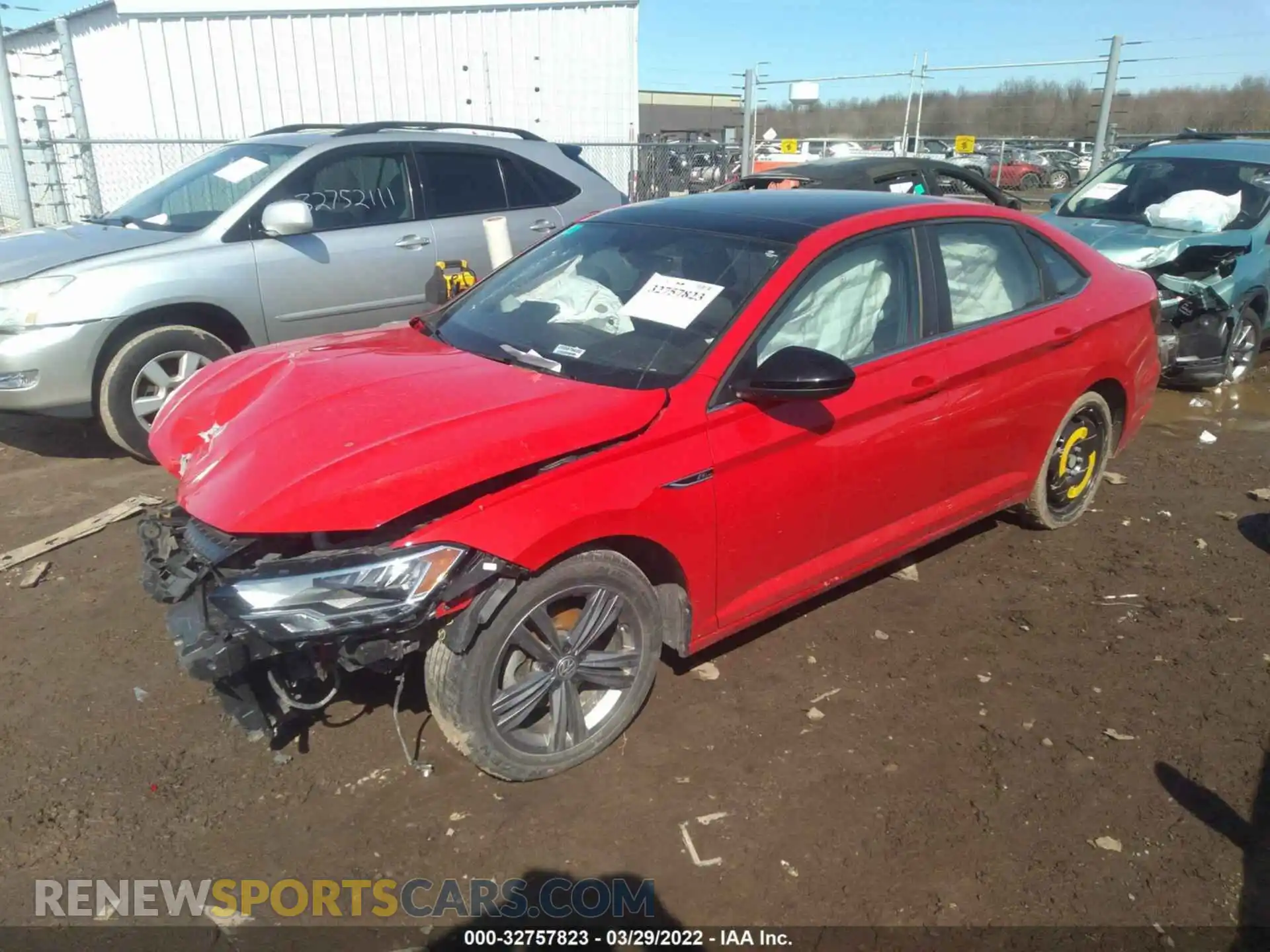 2 fotografías del automóvil dañado 3VWN57BU8LM043192 VOLKSWAGEN JETTA 2020